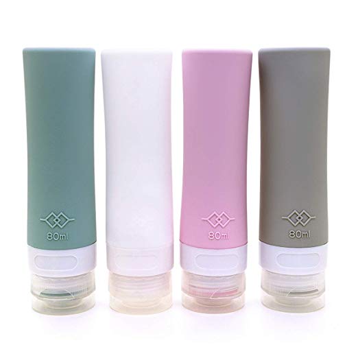 Silicone Travel Bottles 4-Pack