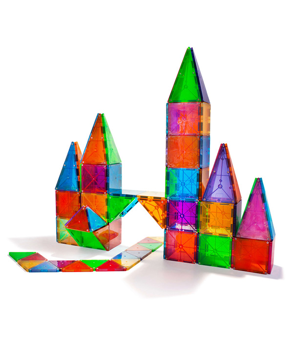 Magna-Tiles Clear Colors 100 pc Set